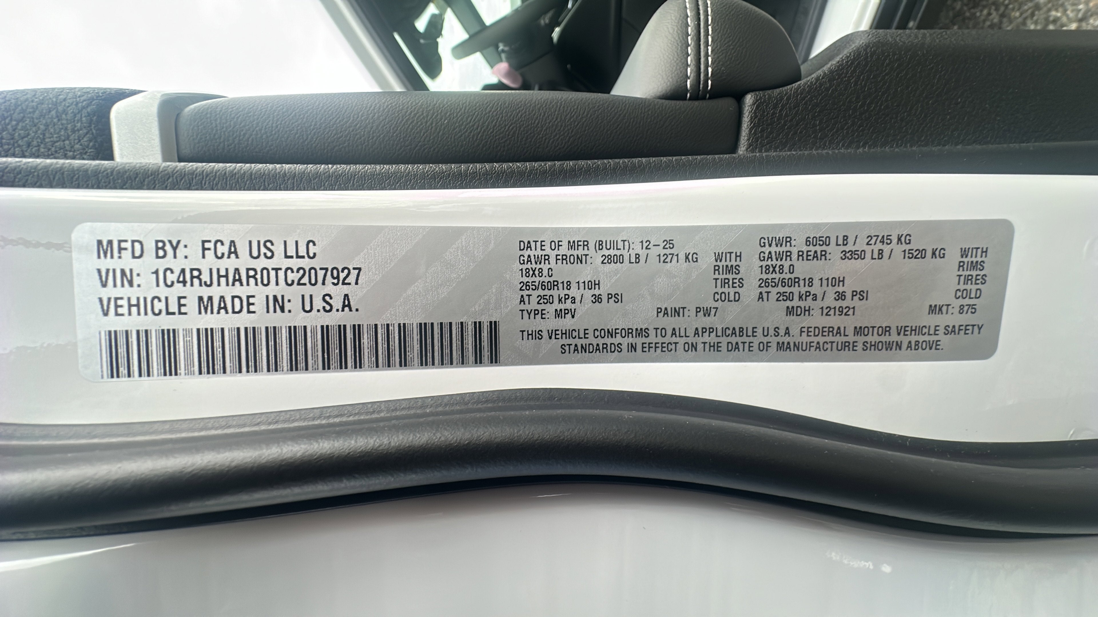 2026 Jeep Grand Cherokee GRAND CHEROKEE ALTITUDE 4X4