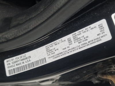 2022 RAM 1500 Lone Star Crew Cab 4x4 5'7' Box