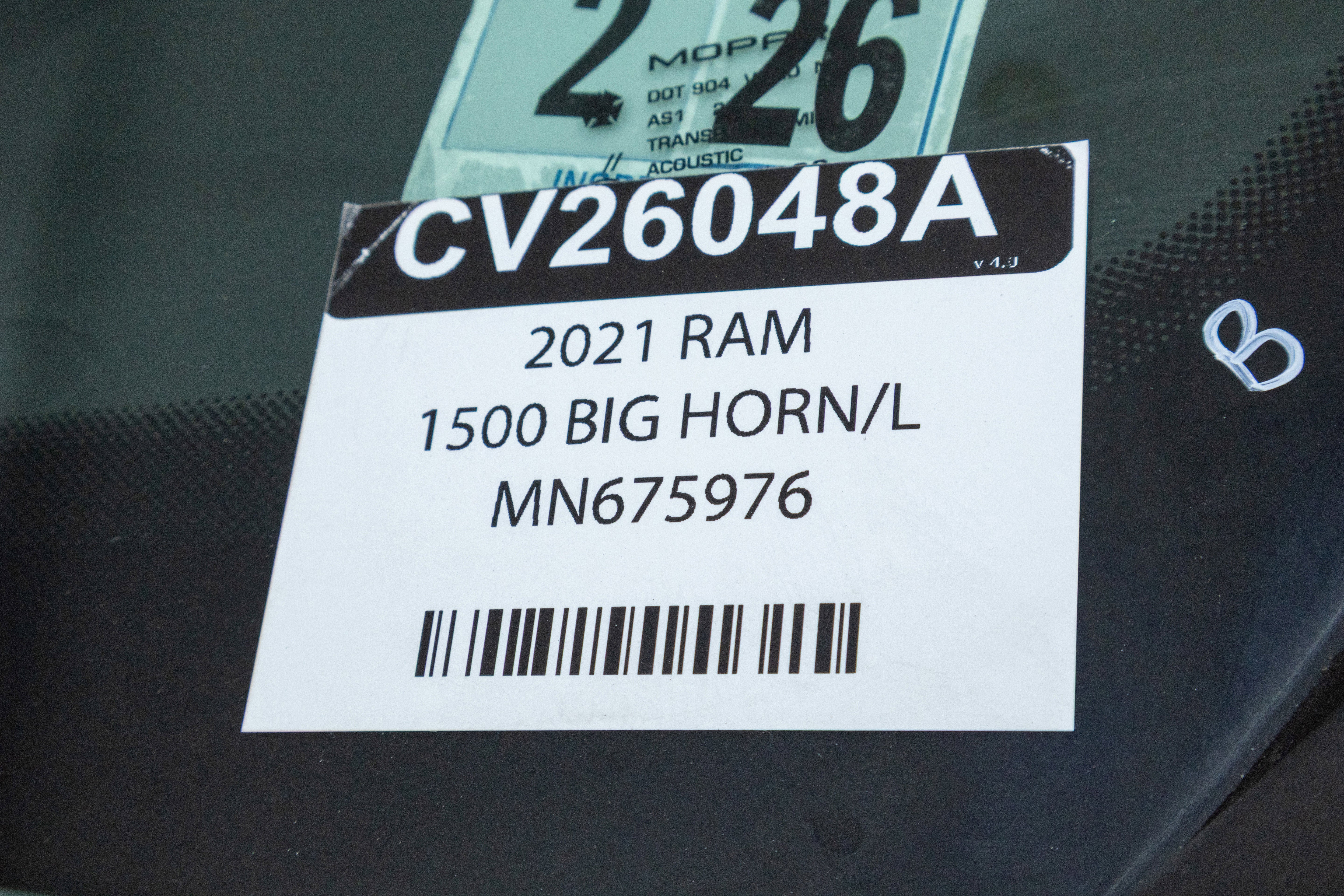 2021 RAM 1500 Big Horn Crew Cab 4x4 5'7' Box