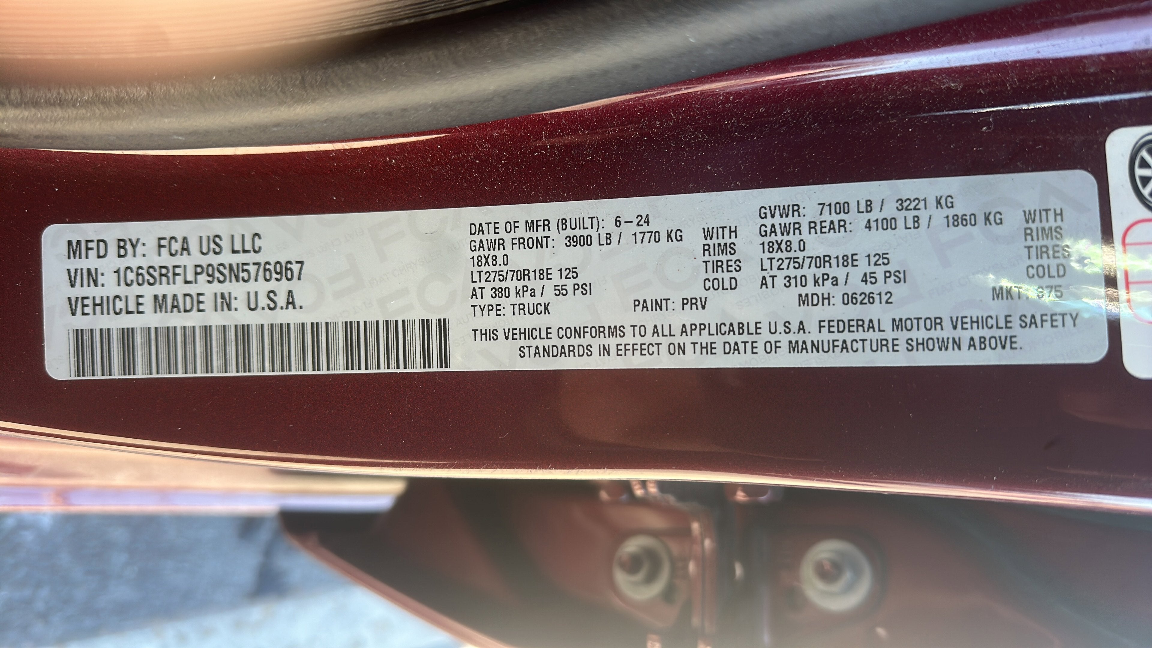 2025 RAM 1500 Rebel Crew Cab 4x4 5'7' Box