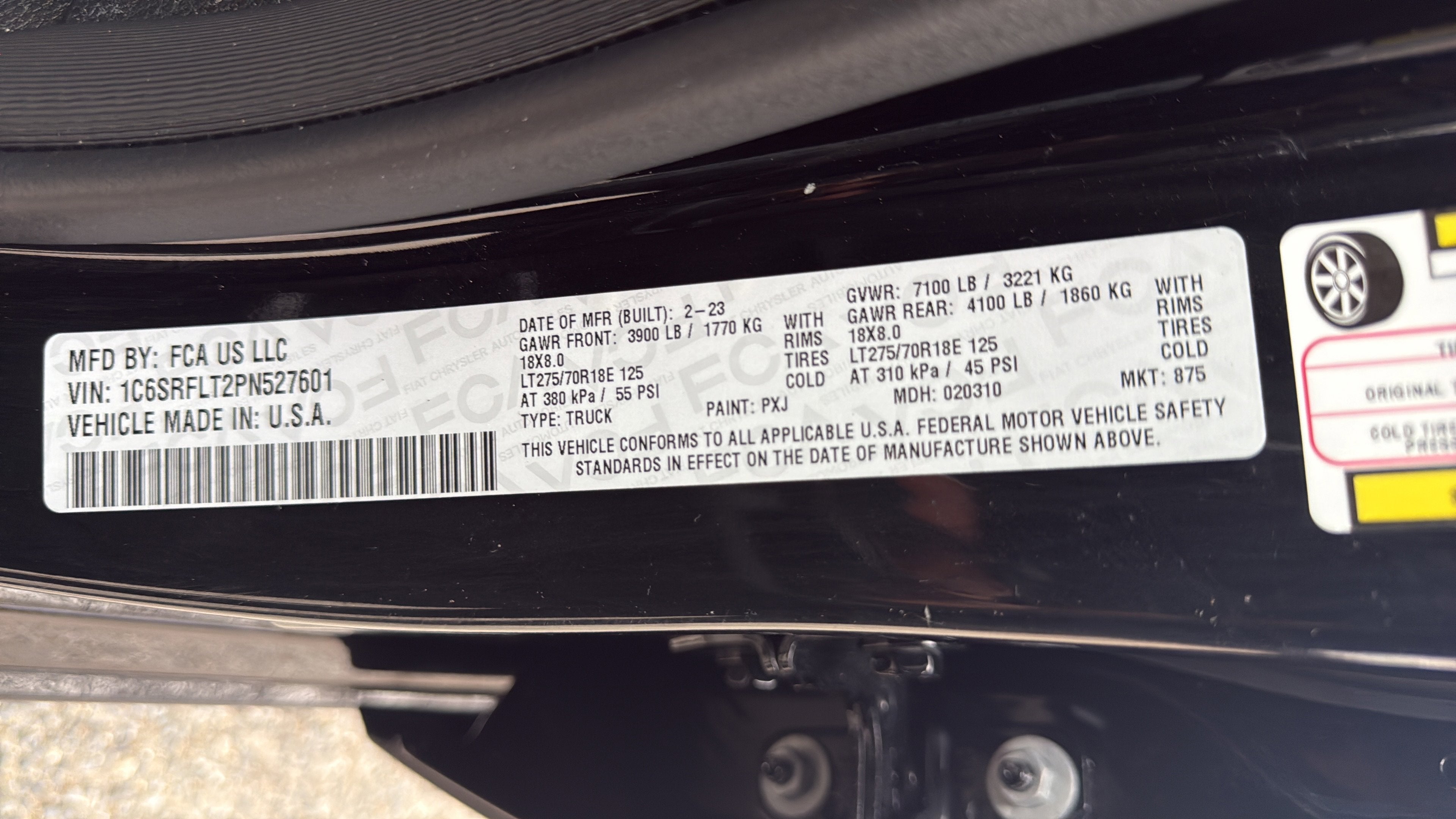 2023 RAM 1500 Rebel Crew Cab 4x4 5'7' Box