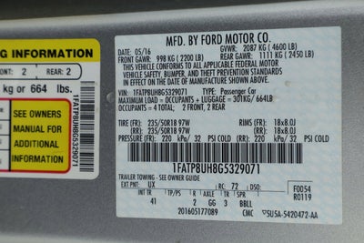 2016 Ford Mustang EcoBoost Premium