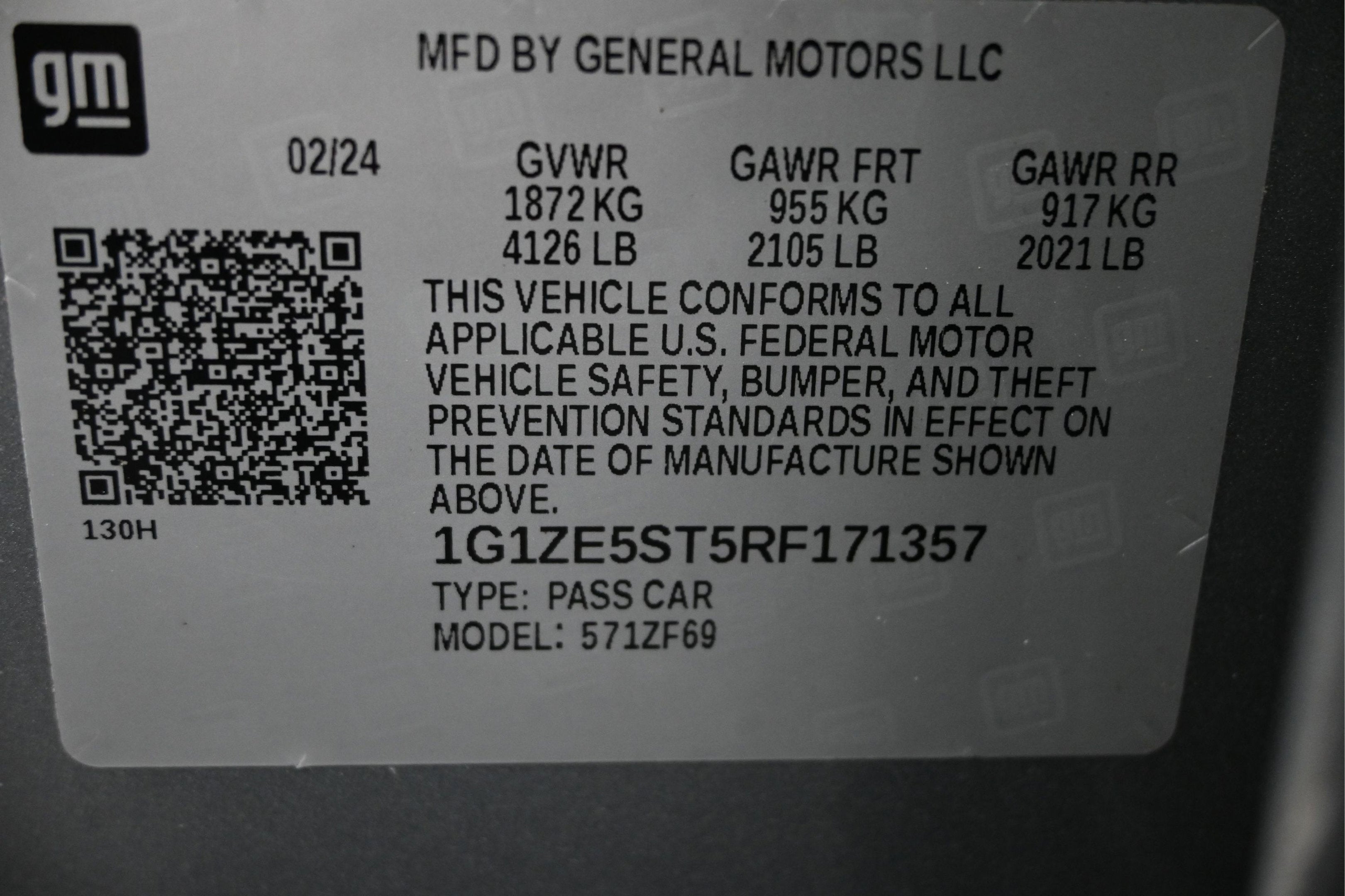 2024 Chevrolet Malibu FWD 2LT