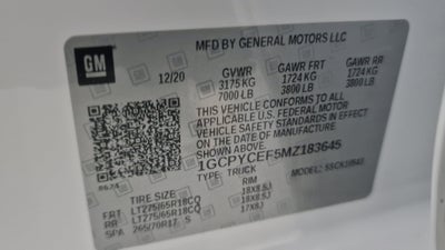 2021 Chevrolet Silverado 1500 4WD Crew Cab Short Bed Custom Trail Boss