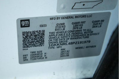 2023 GMC Acadia AWD SLE