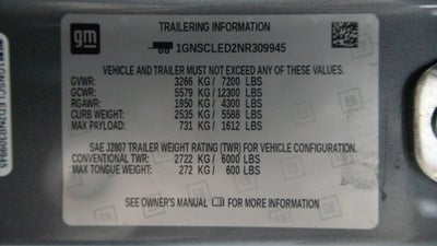 2022 Chevrolet Tahoe 2WD Commercial Fleet