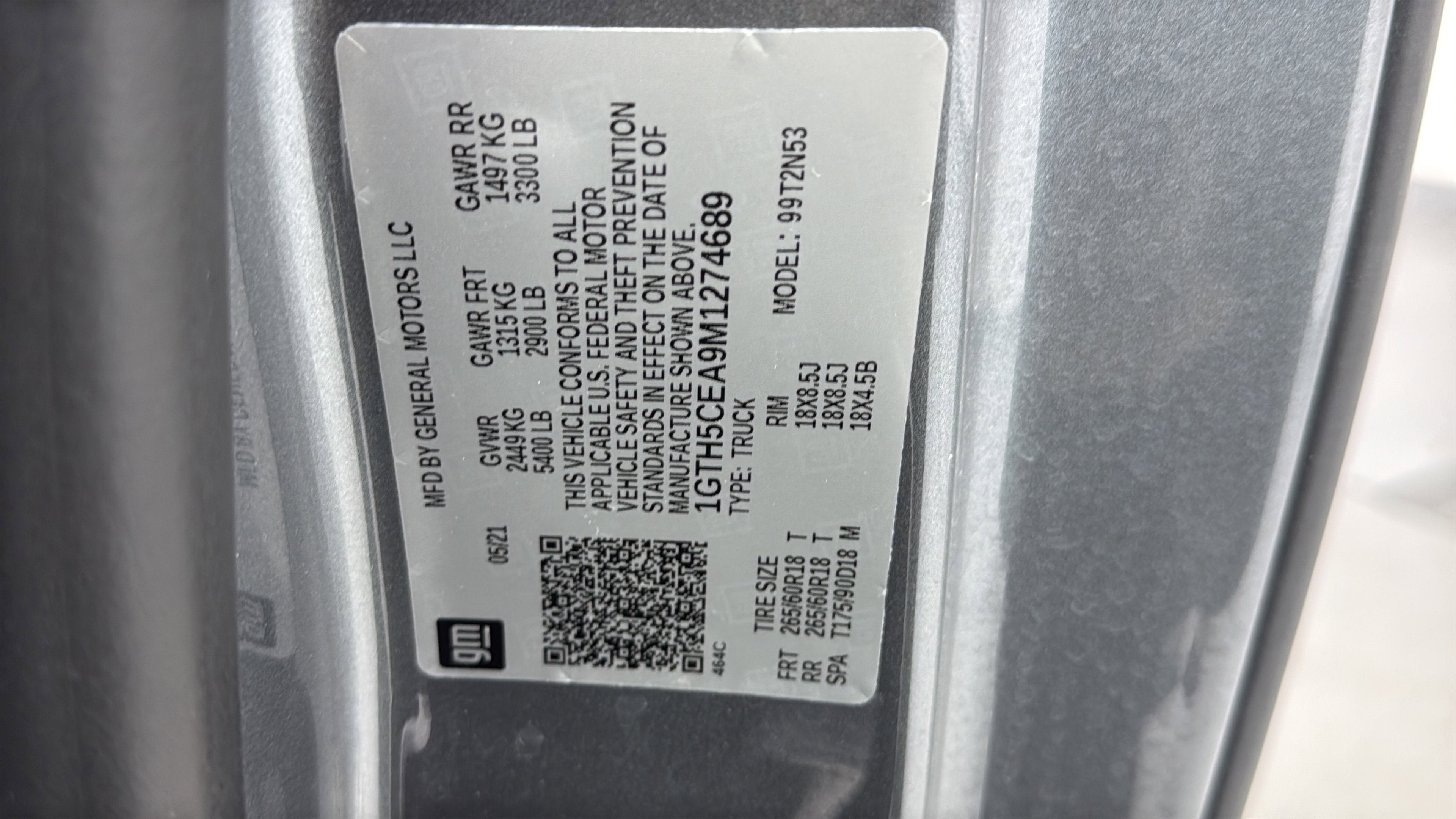 2021 GMC Canyon 4WD Extended Cab Elevation