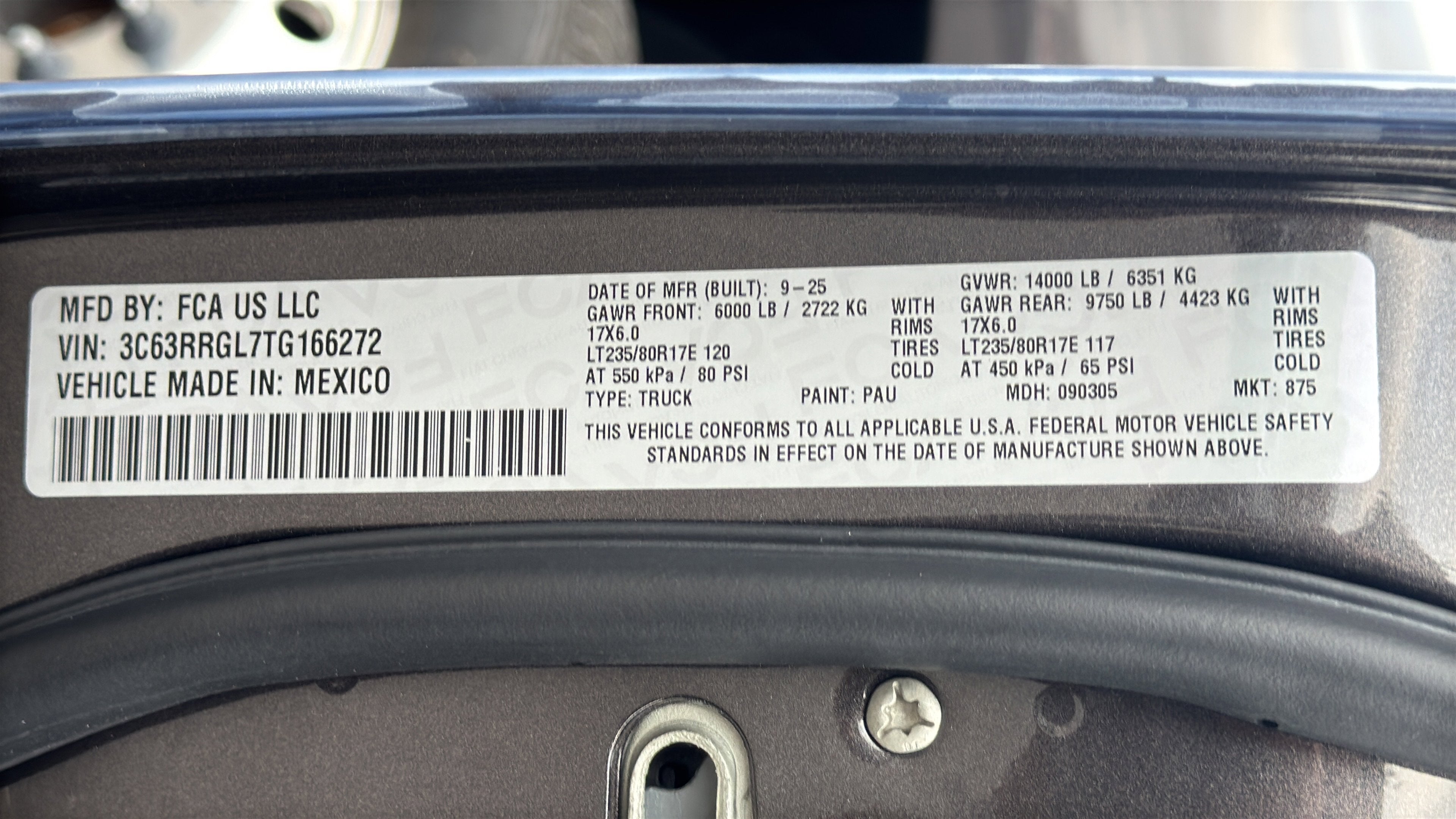 2026 RAM Ram 3500 RAM 3500 TRADESMAN CREW CAB 4X4 8' BOX