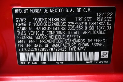 2023 Honda HR-V AWD Sport