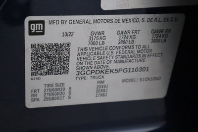 2023 Chevrolet Silverado 1500 4WD Crew Cab Short Bed LT with 2FL