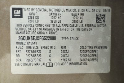 2015 Chevrolet Silverado 1500 2LZ