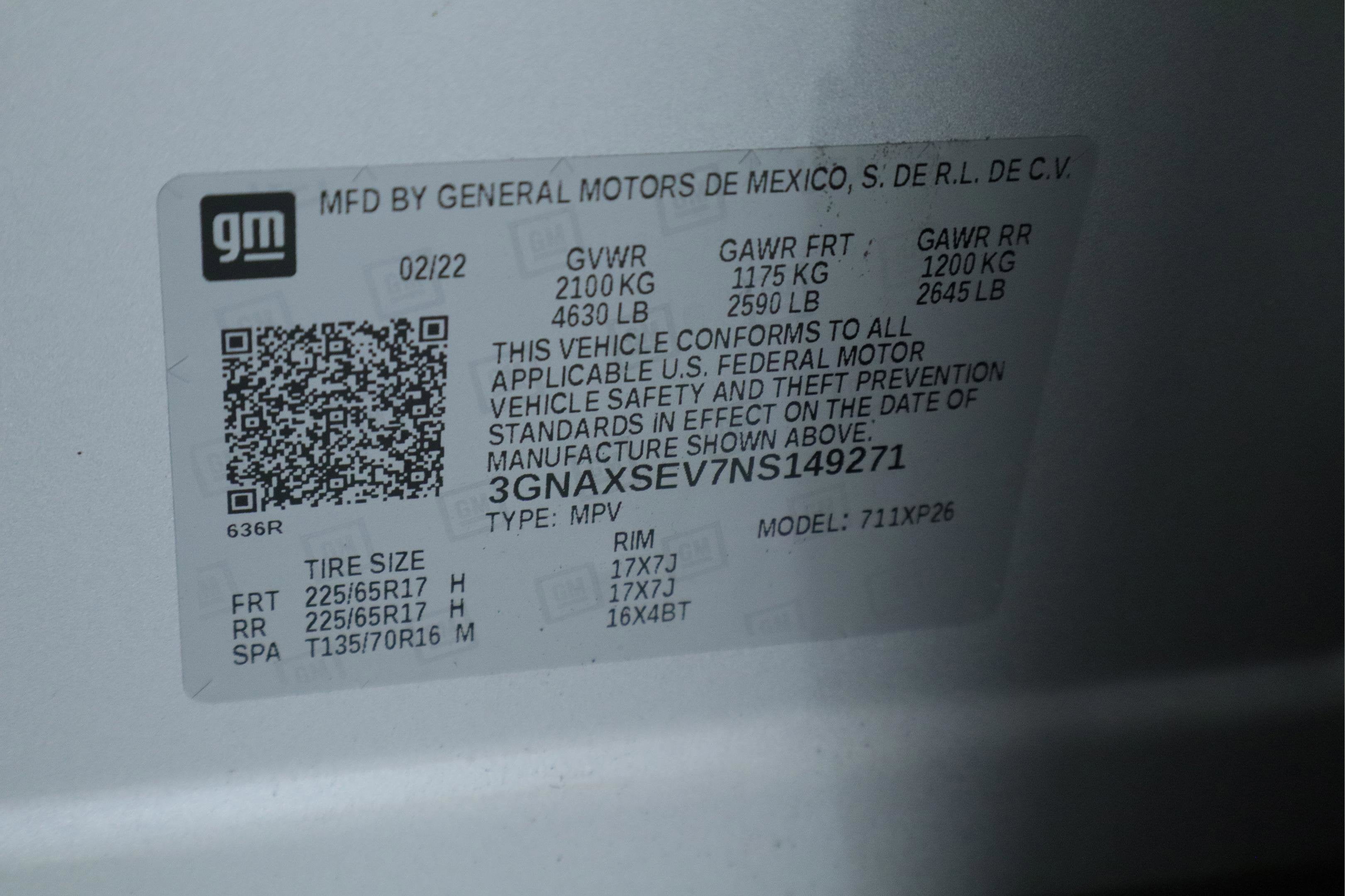 2022 Chevrolet Equinox AWD LS