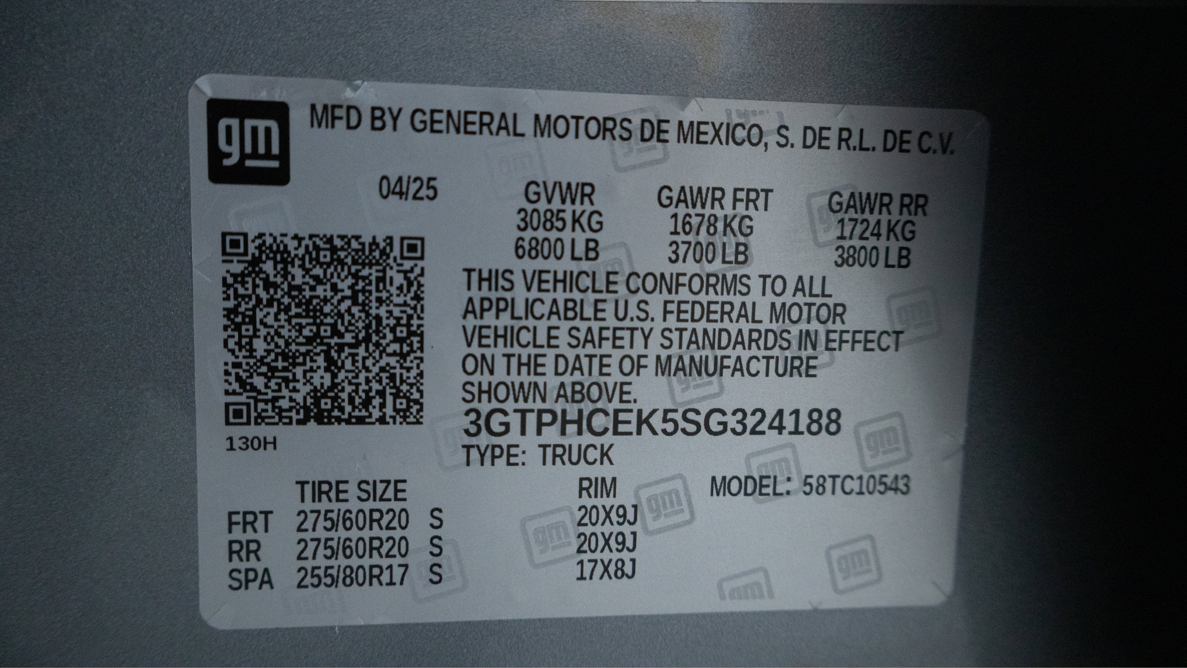 2025 GMC Sierra 1500 2WD Crew Cab Short Box Elevation