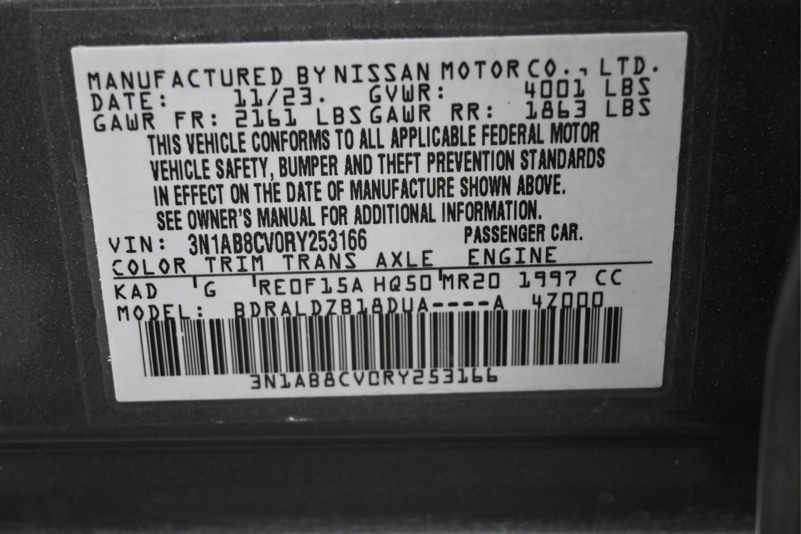 2024 Nissan Sentra SV