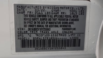 2022 Nissan Sentra SV Xtronic CVT