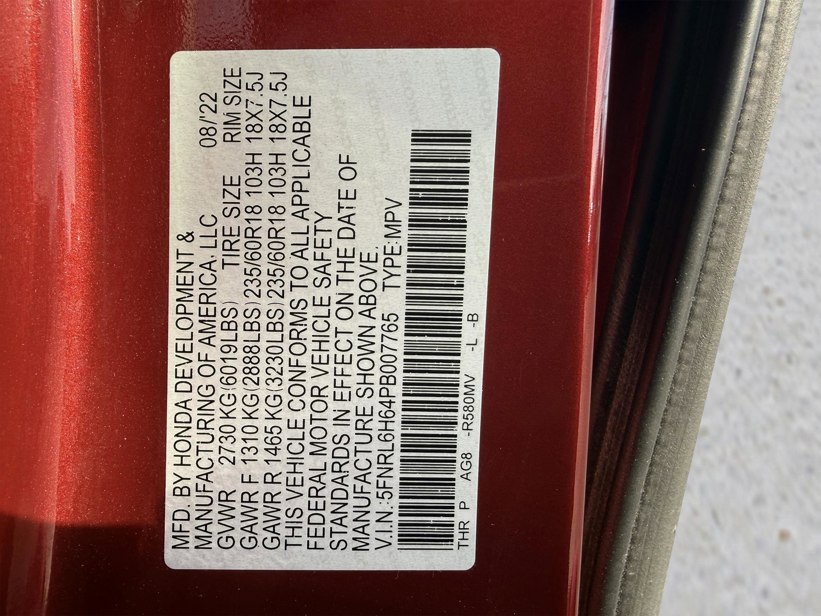 2023 Honda Odyssey EX-L