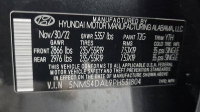 2023 Hyundai Santa Fe Limited