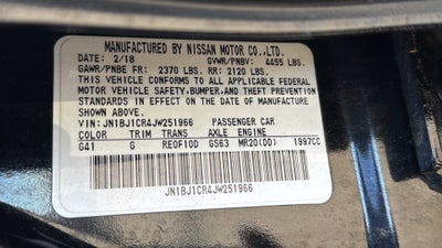 2018 Nissan Rogue Sport SV