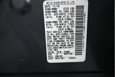 2020 Nissan Rogue SV Intelligent AWD