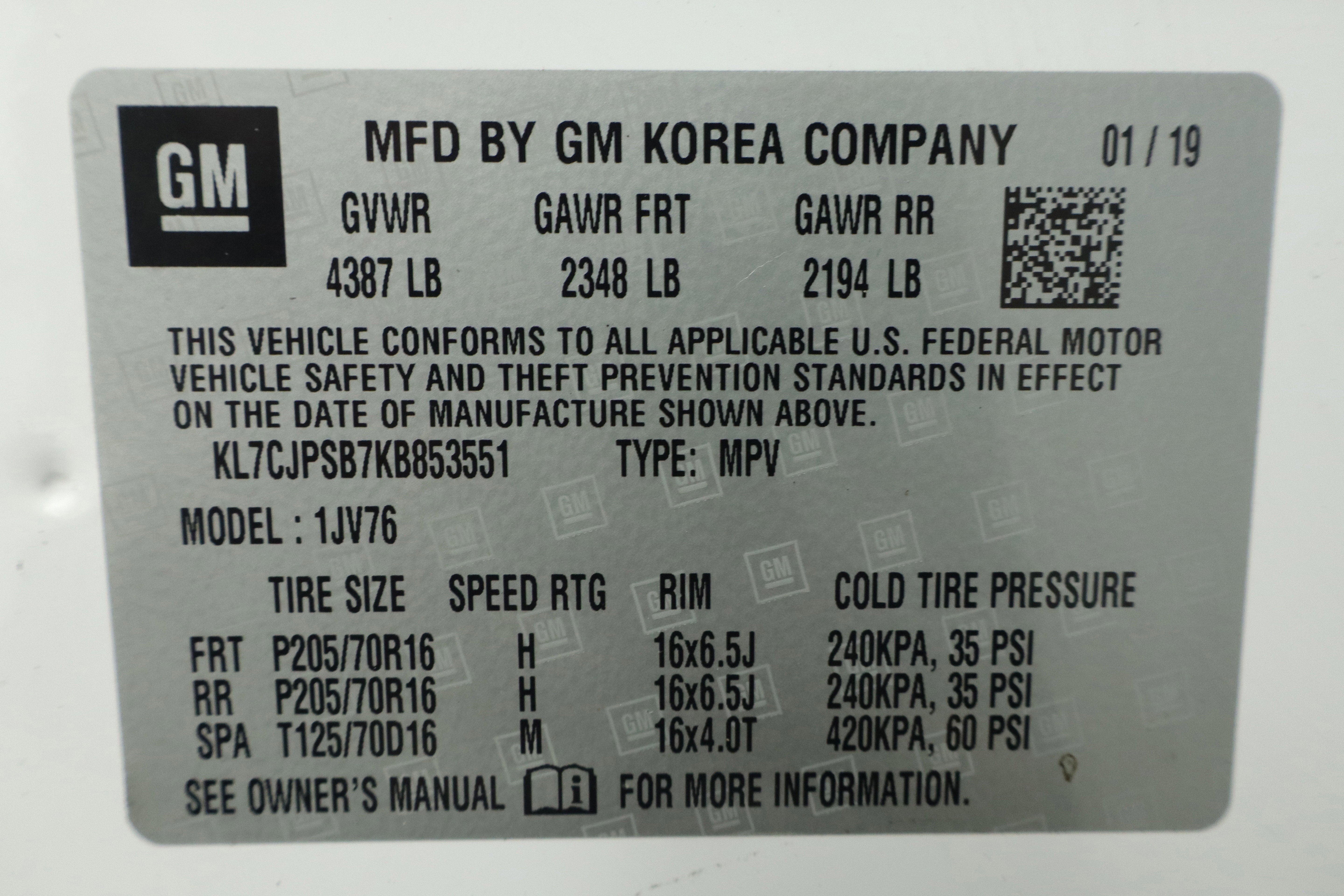 2019 Chevrolet Trax LT