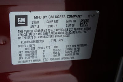 2022 Chevrolet Trax AWD LT