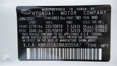 2022 Hyundai Tucson Hybrid Limited