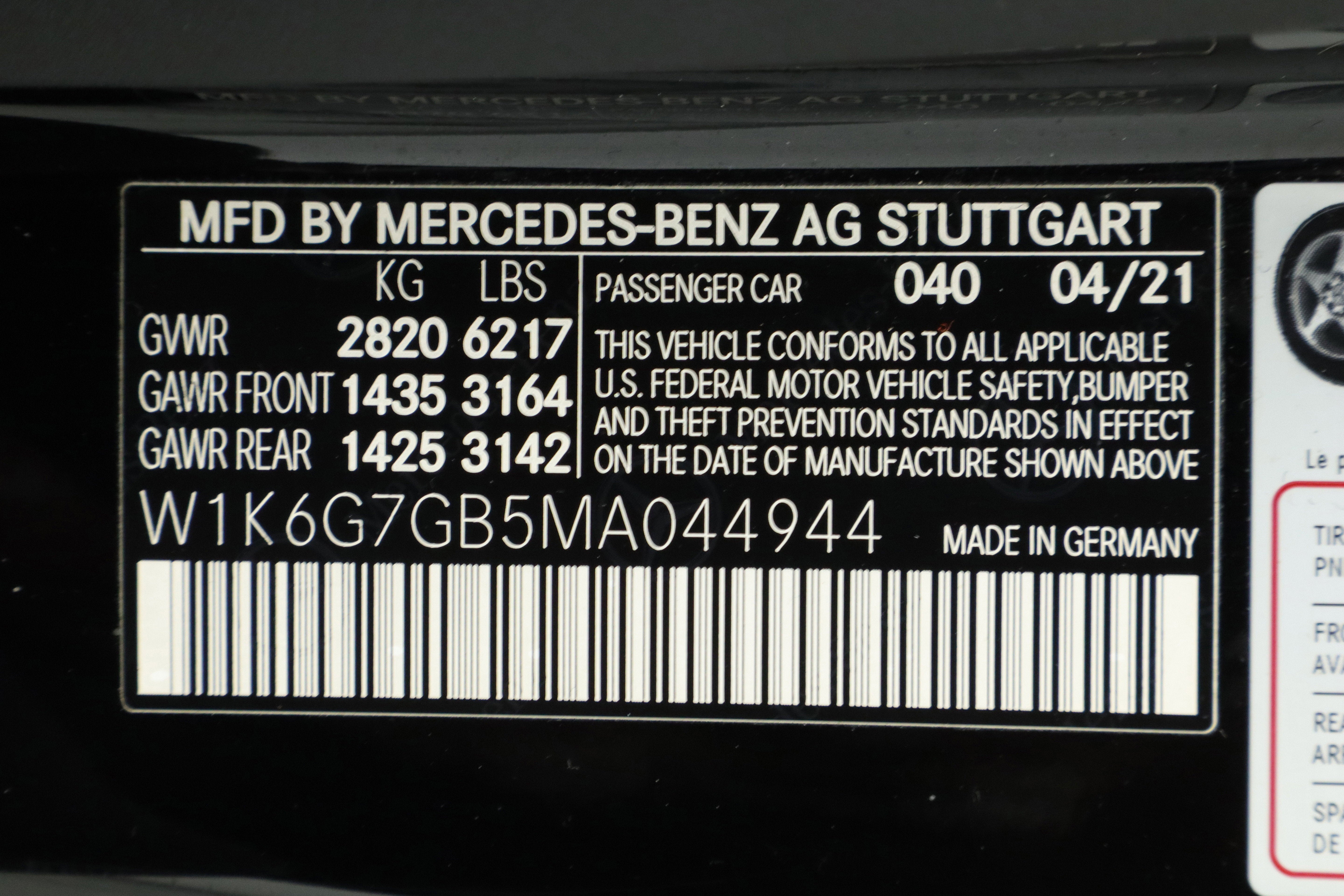 2021 Mercedes-Benz S 580 4MATIC®