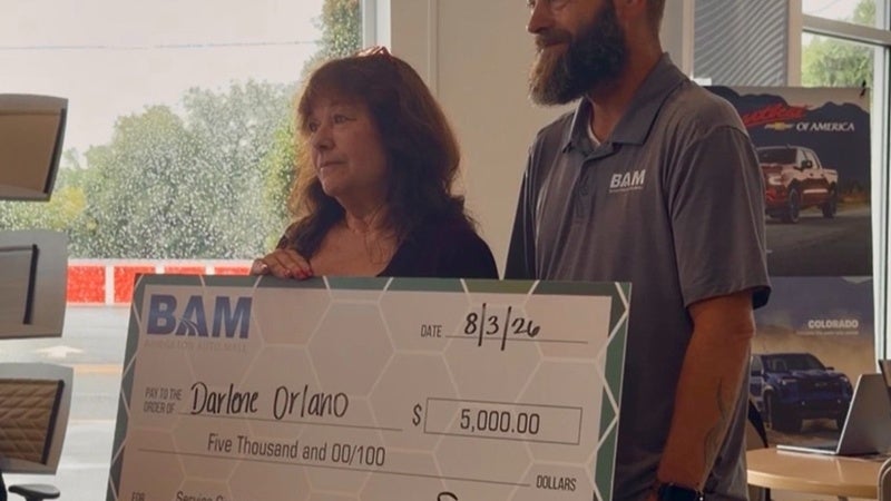 Bridgeton Auto Mall previous giveaway winner
