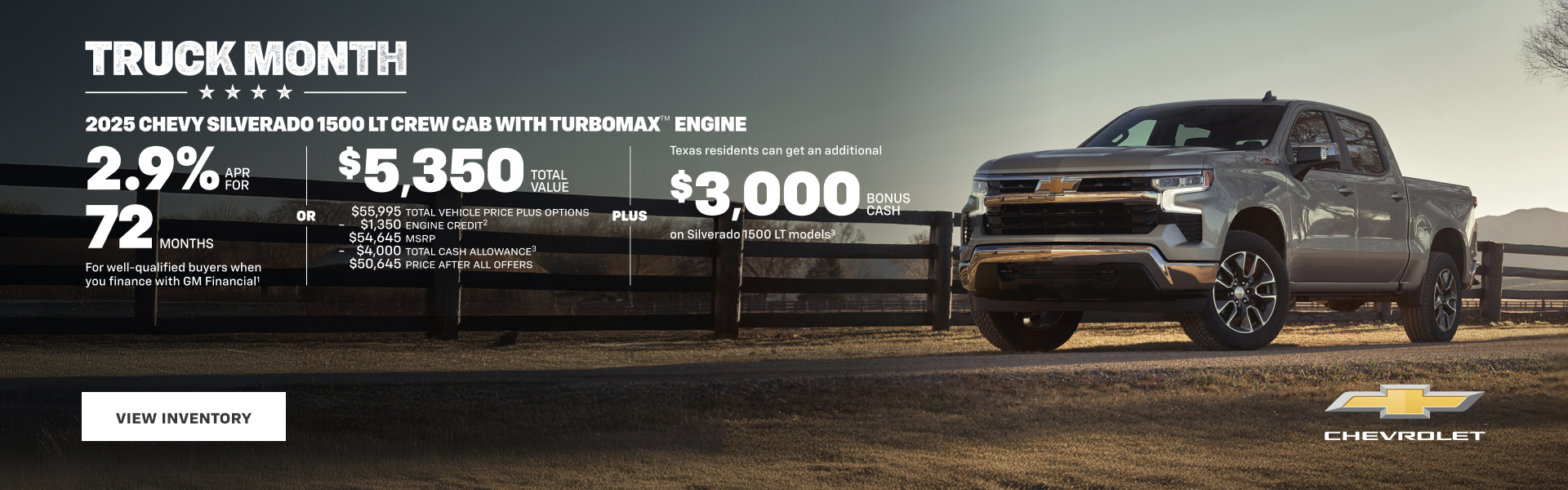 2025 Chevy Silverado 1500 LT Crew Cab With Turbomax Engine 
